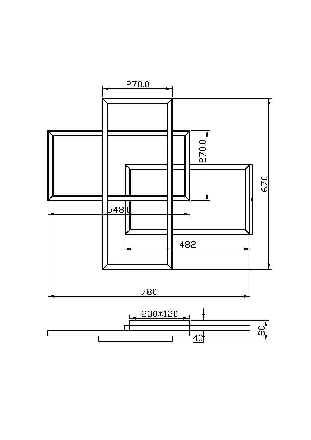 Люстра потолочная светодиодная Maytoni Rida MOD015CL-L80WK
