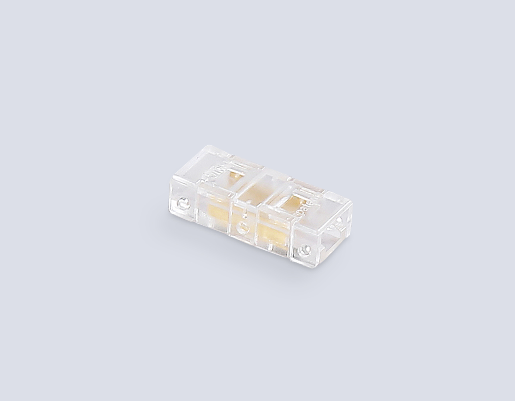 Коннектор прямой COB 12/24V для лент 5mm GS6341 (2 конт.) (10шт. в комплекте) Illumination GS6341