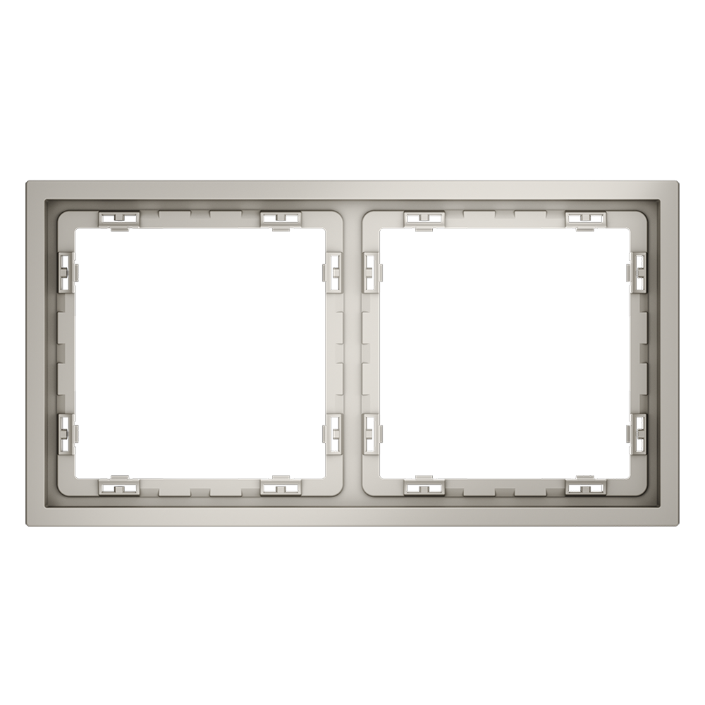 Рамка пластиковая VOLTUM S70 на 2 поста, (кашемир) VLS100203