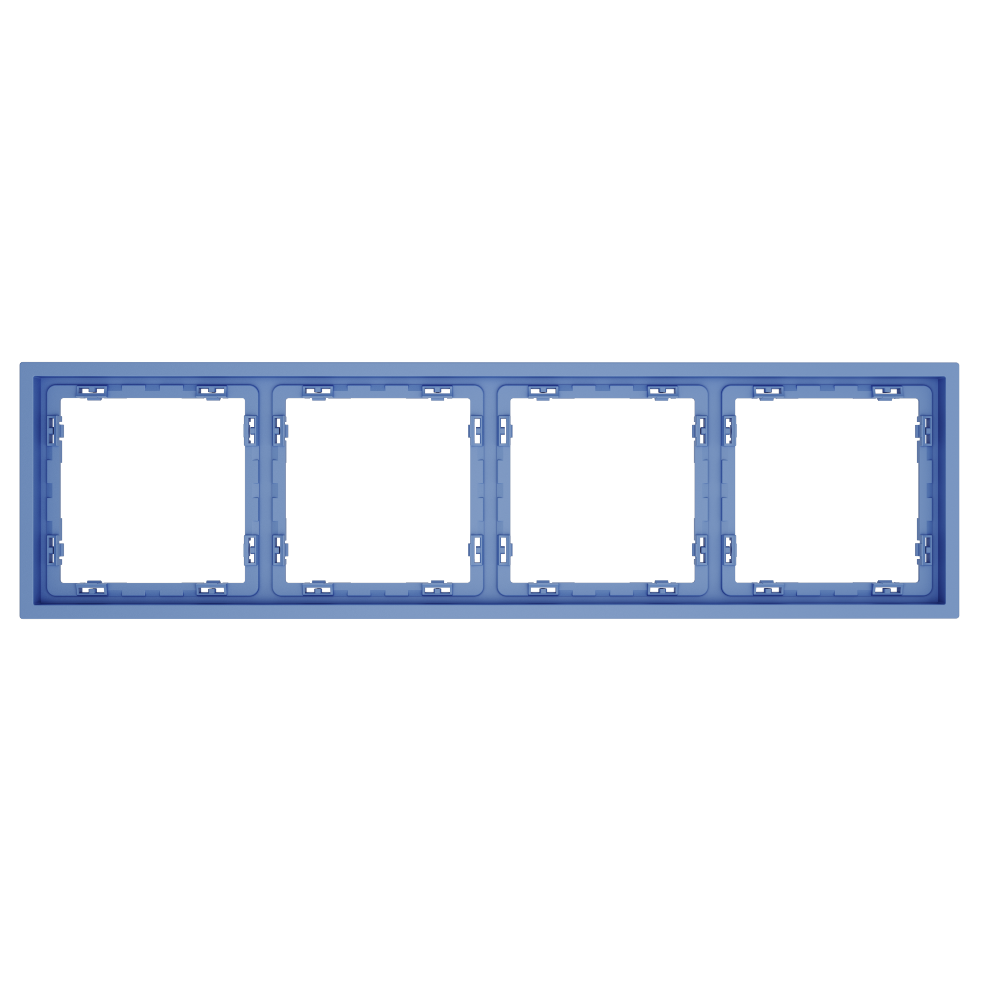 Рамка пластиковая на 4 поста Voltum S70 (деним) VLS100415