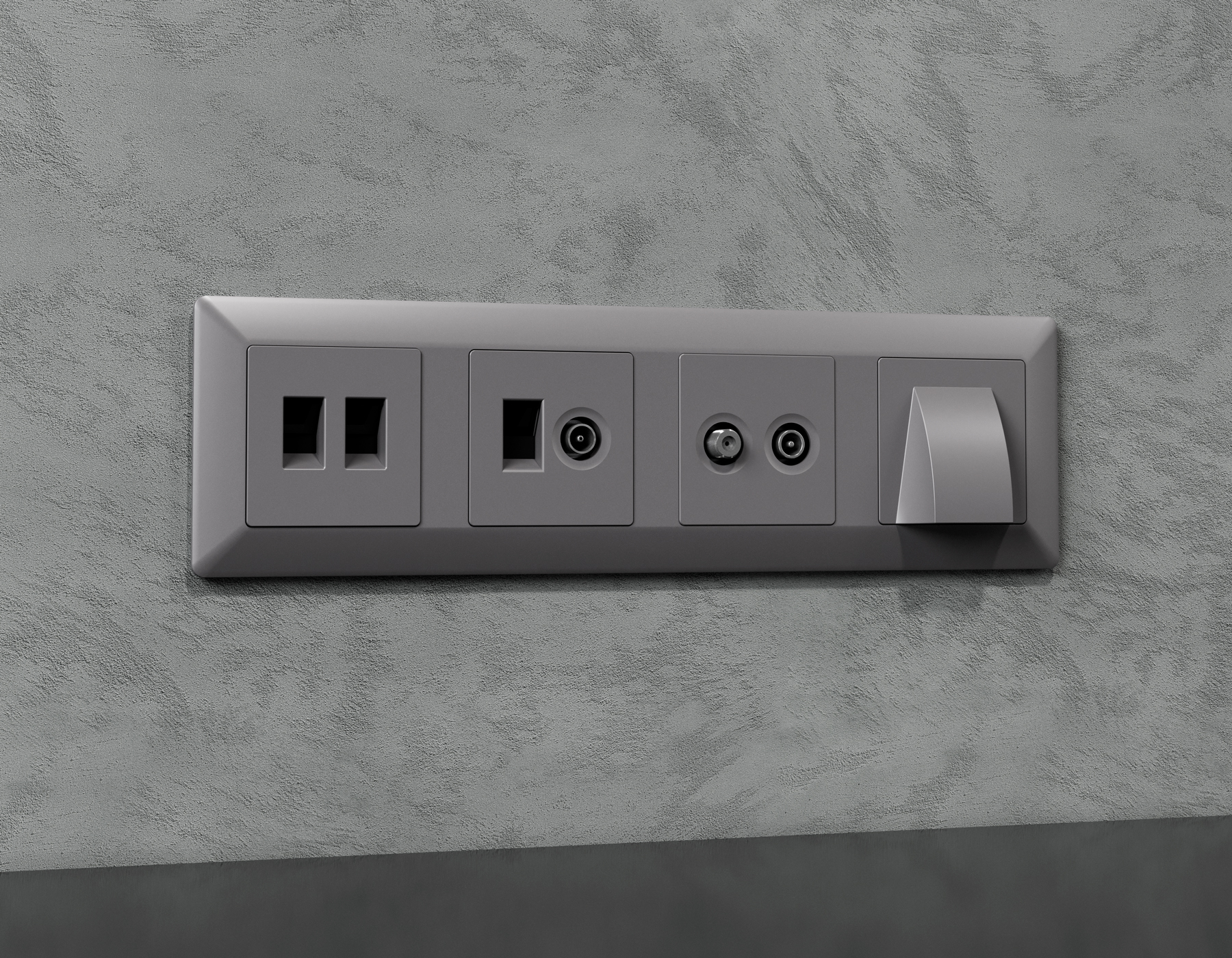 Комплект вывода кабеля с фиксатором Ambrella Volt Alfa MA515810