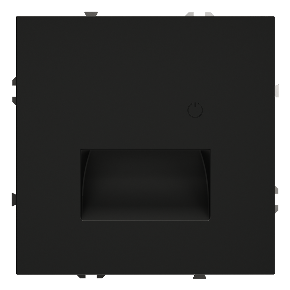 Подсветка светодиодная встраиваемая VOLTUM S70 с датчиком, (черный матовый) VLS070708