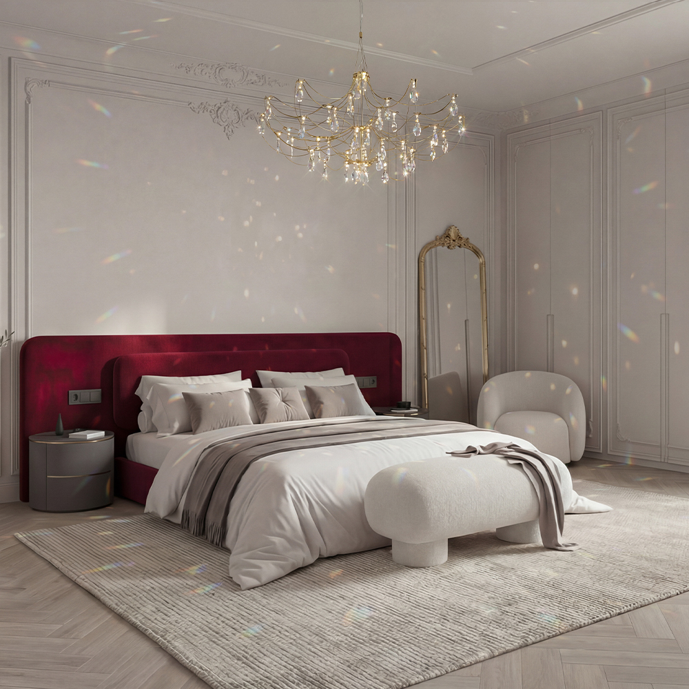 Люстра подвесная светодиодная Freya Amela FR6138PL-L30BS