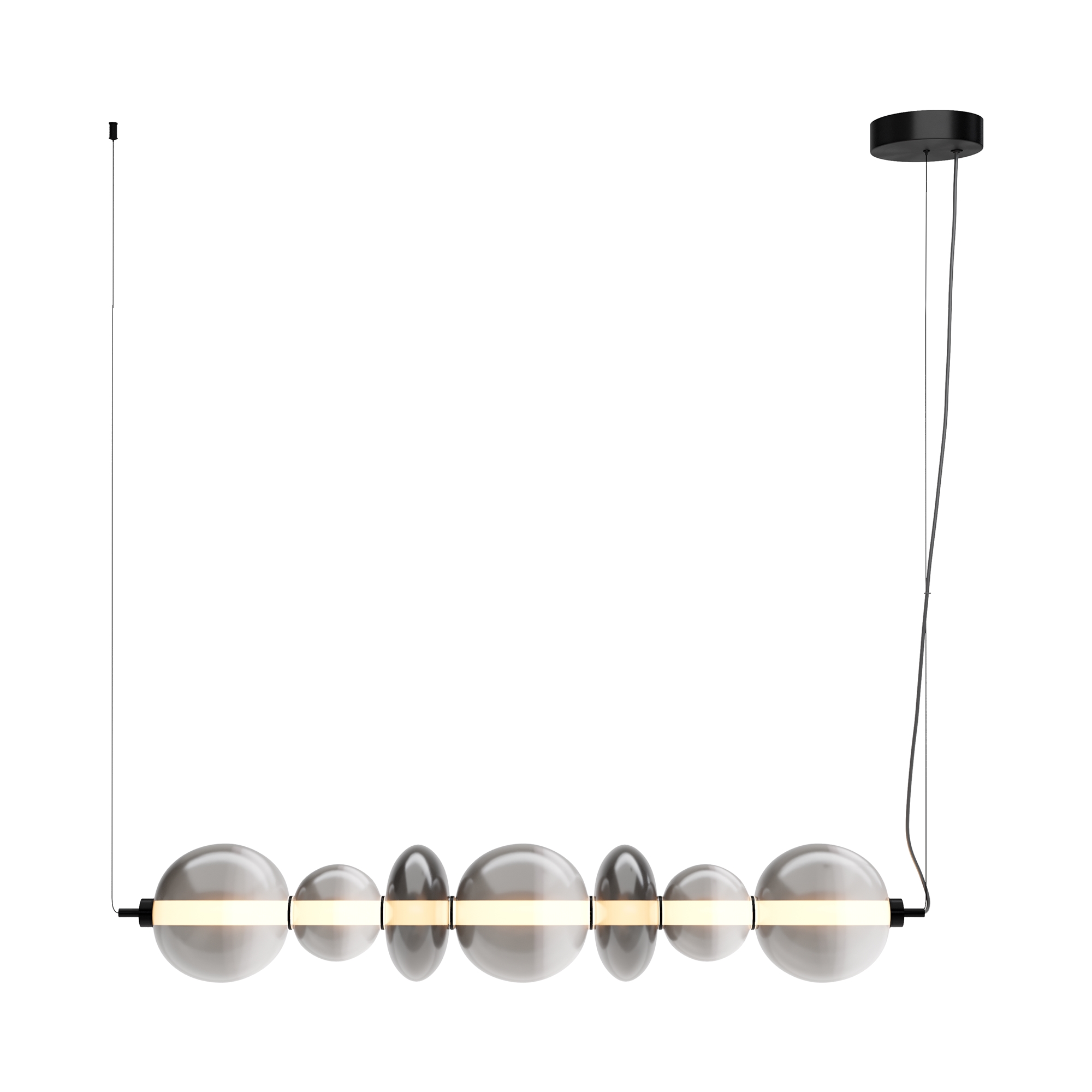 Люстра подвесная светодиодная Maytoni Futuro MOD307PL-L40B3K