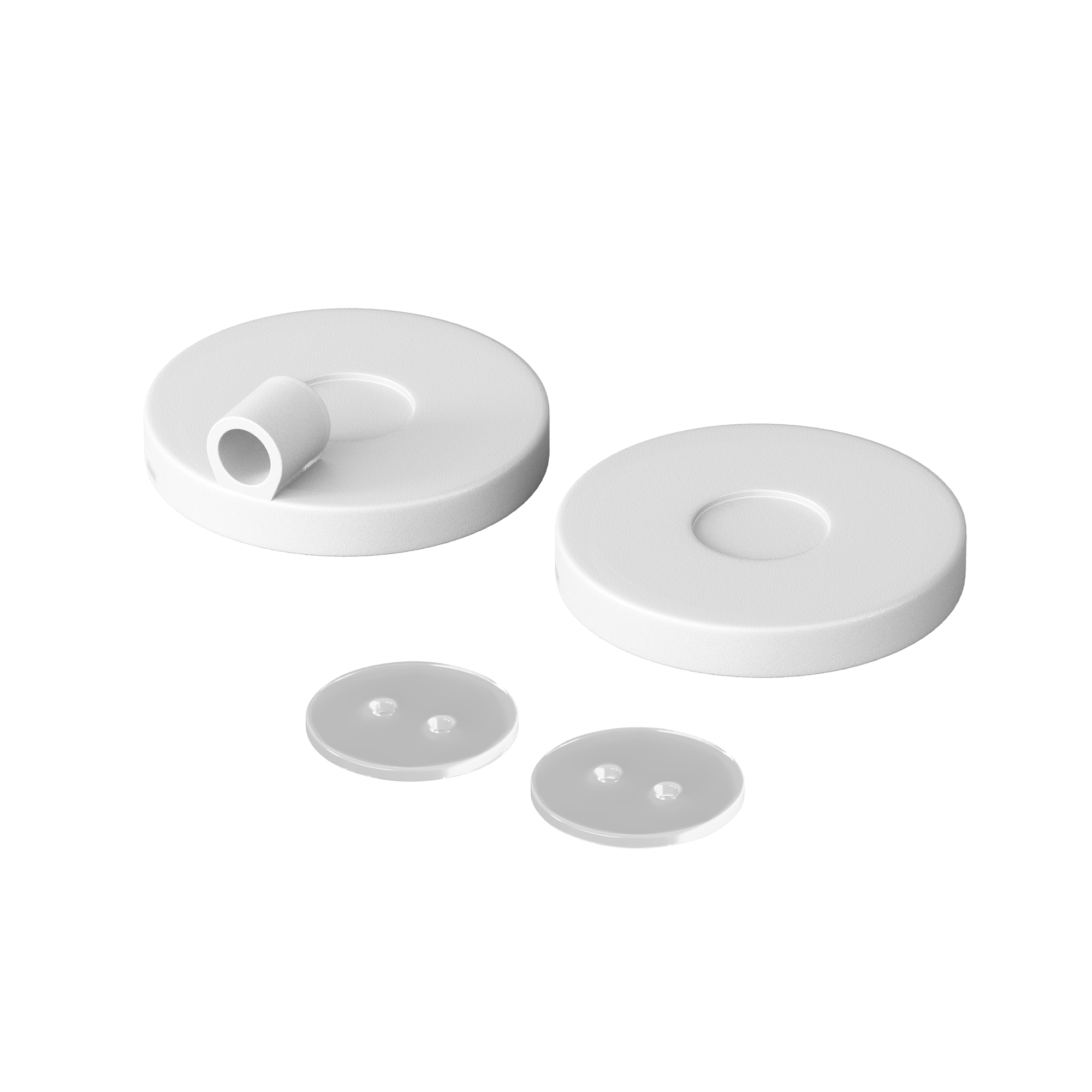 Комплект силиконовых заглушек боковой для гибкого неон Nemo D25 Maytoni Круглый 360° 201143