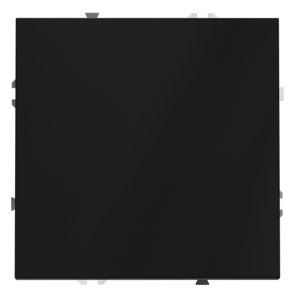 Выключатель с самовозвратом встраиваемый VOLTUM S70 одноклавишный (черный матовый) VLS010608