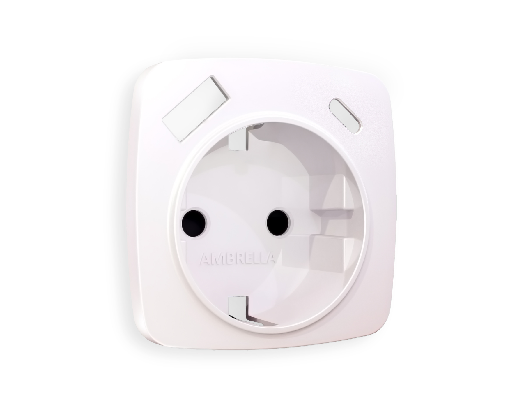 Лицевая панель для электрической розетки с заземлением со шторками 2USB A+C QUANT Ambrella Volt OMEGA OP2100