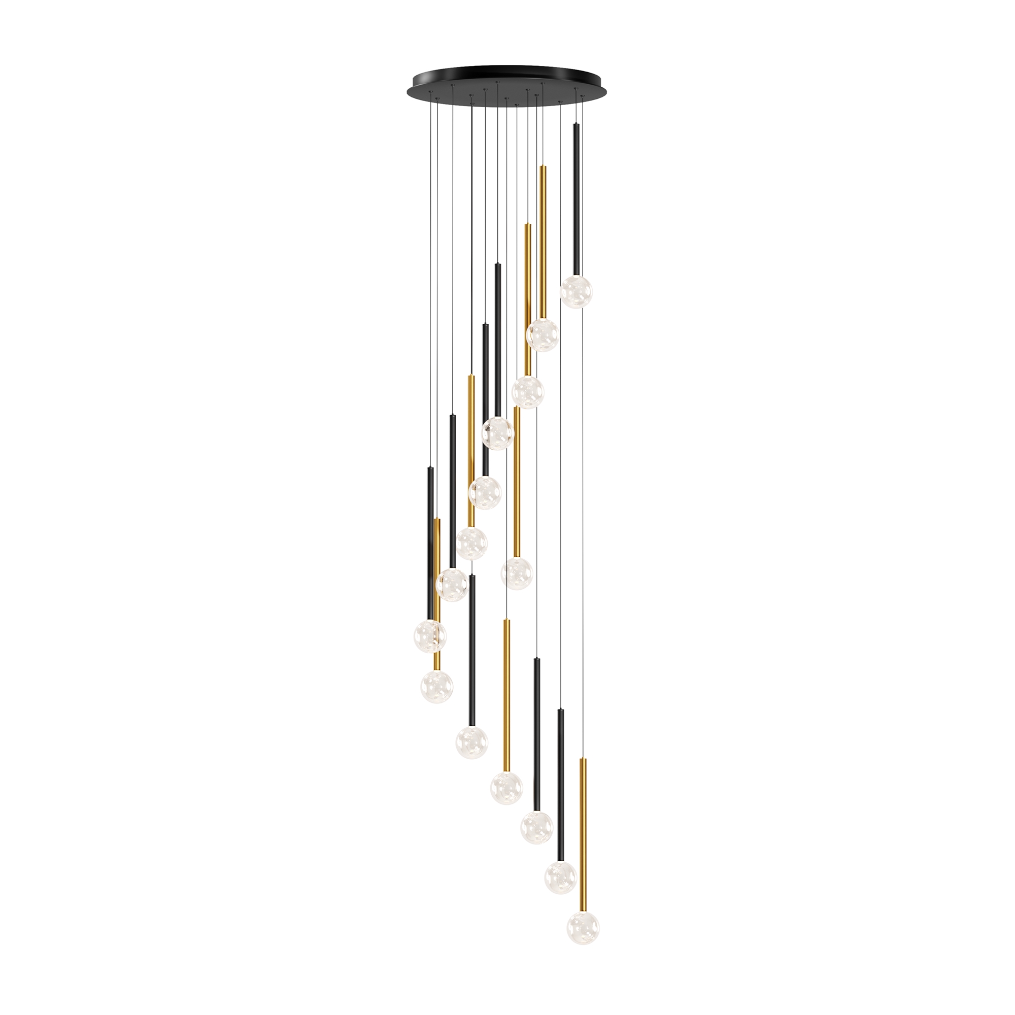 Светильник подвесной светодиодный Maytoni Bubble dream MOD383PL-L40BBS3K