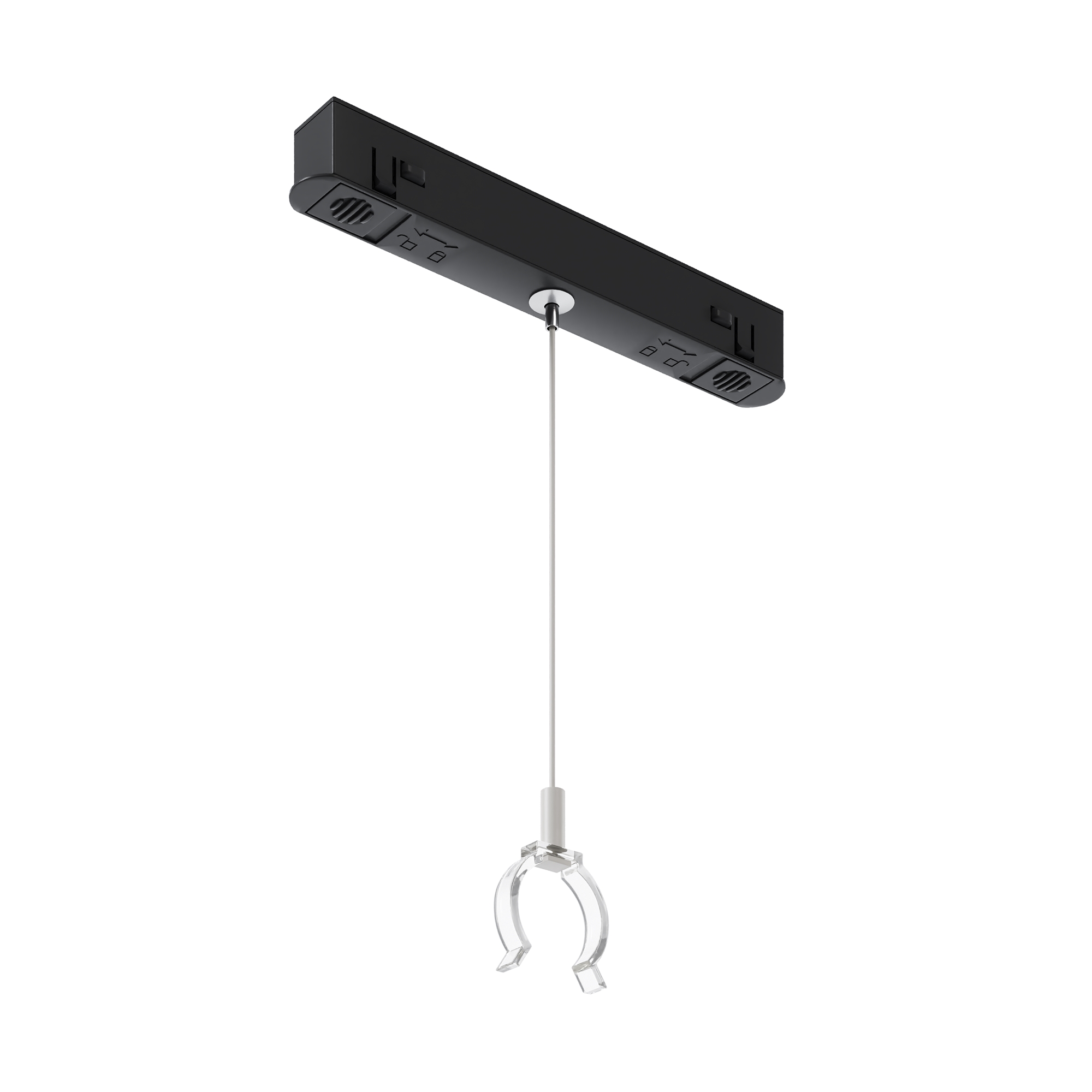 Коннектор с тросовым подвесом Tau в шинопровод Maytoni Exility TRA101SWT-2B