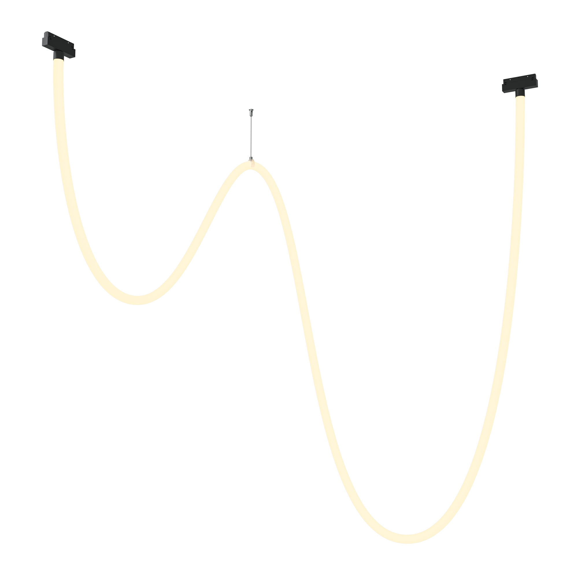 Трековый магнитный однофазный светодиодный светильник Maytoni Exility TR101-2-100W3K-B