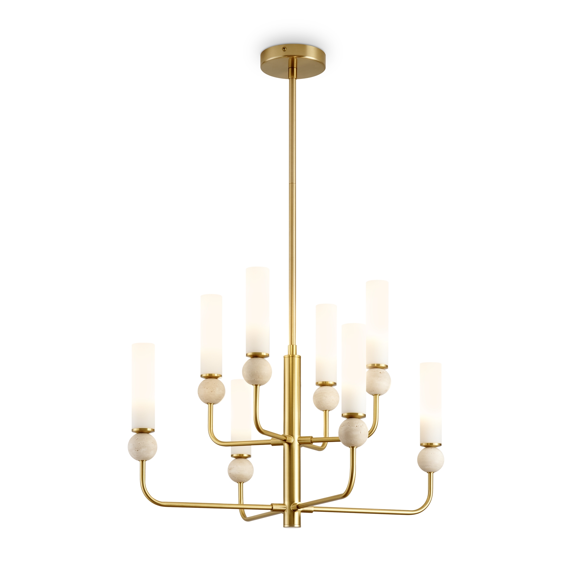 Люстра на штанге Freya Sunspot FR5482CL-08BS