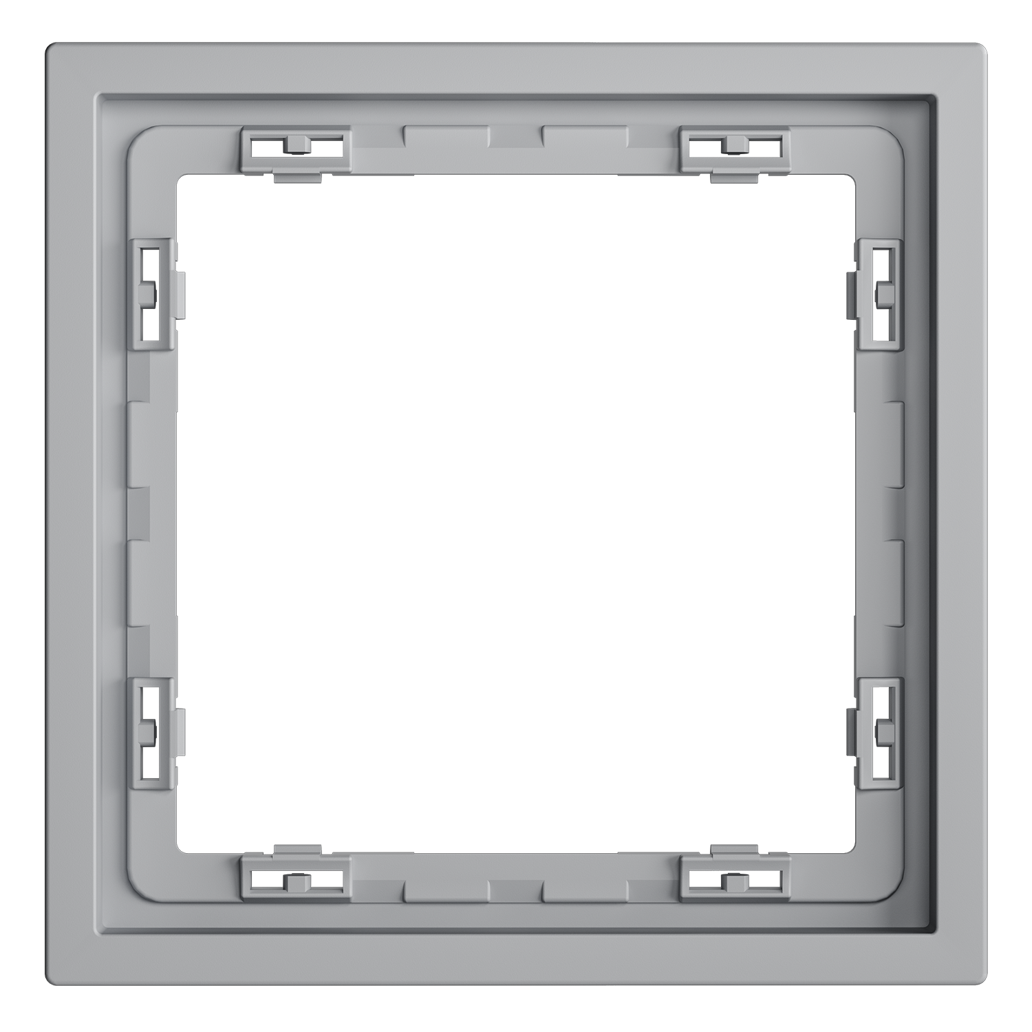Рамка пластиковая на 1 пост Voltum S70 (серый) VLS100116