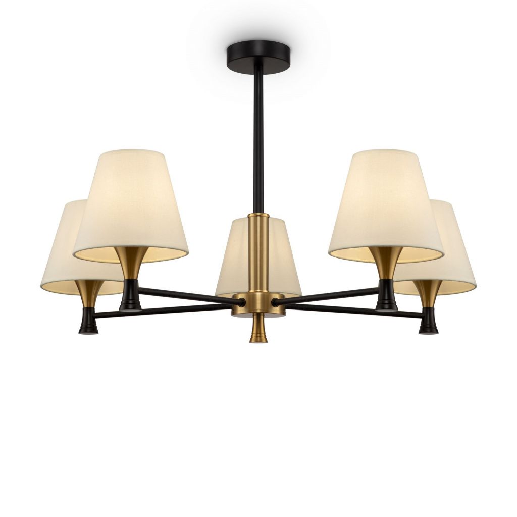 Люстра на штанге Freya Perfetto FR5098PL-05BBS