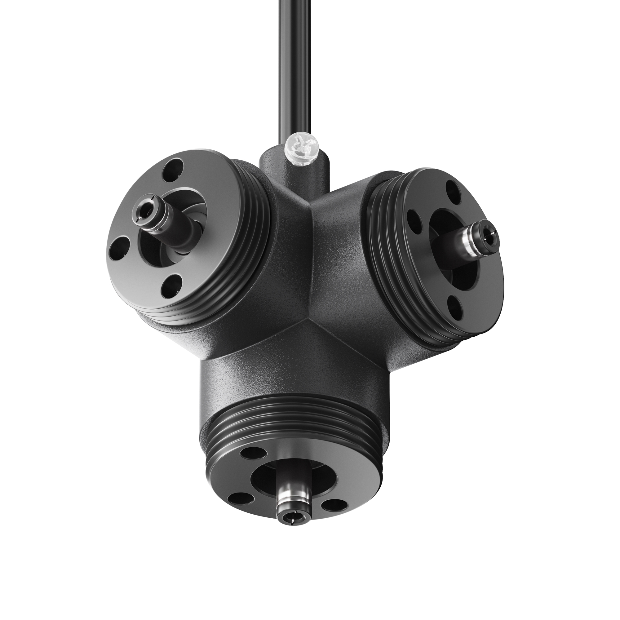 T-образный вертикальный коннектор для системы с вводом питания Maytoni Shelf CA016TC-P-B