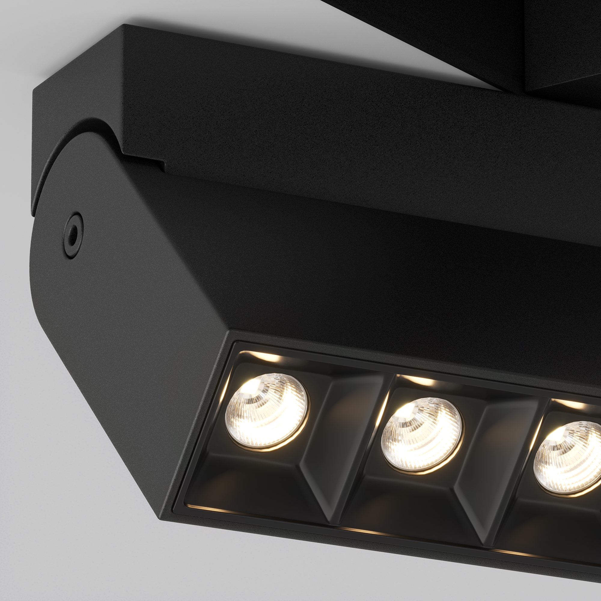 Трековый магнитный однофазный светодиодный светильник Maytoni Points Rot Gravity TR077-2-20W3K-B