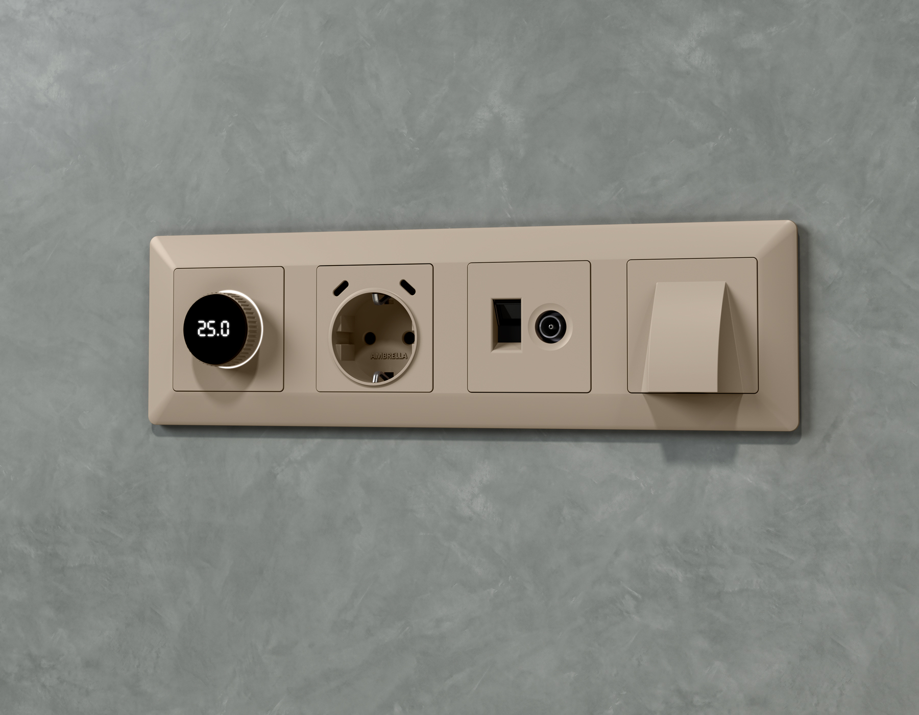 Комплект вывода кабеля с фиксатором Ambrella Volt Alfa MA375810