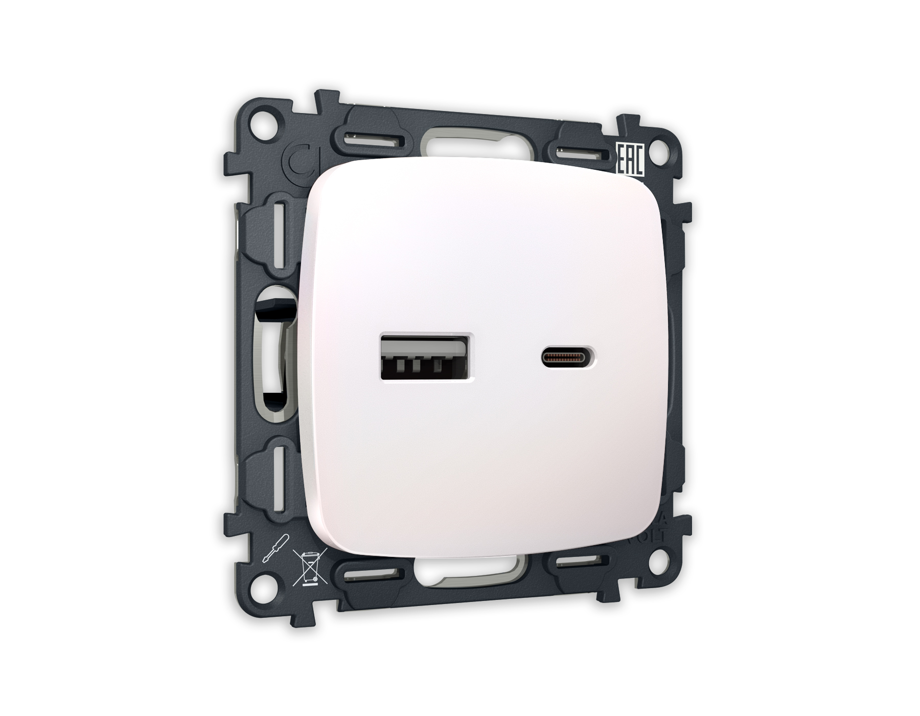 Комплект механизма розетки Ambrella Volt OMEGA MO211010