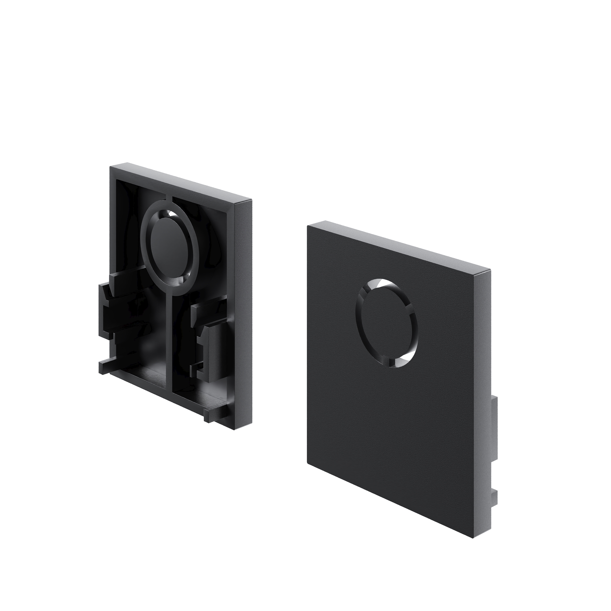 Заглушки для накладного низкопрофильного шинопровода 2шт. Maytoni Exility TRAM034EC-41B