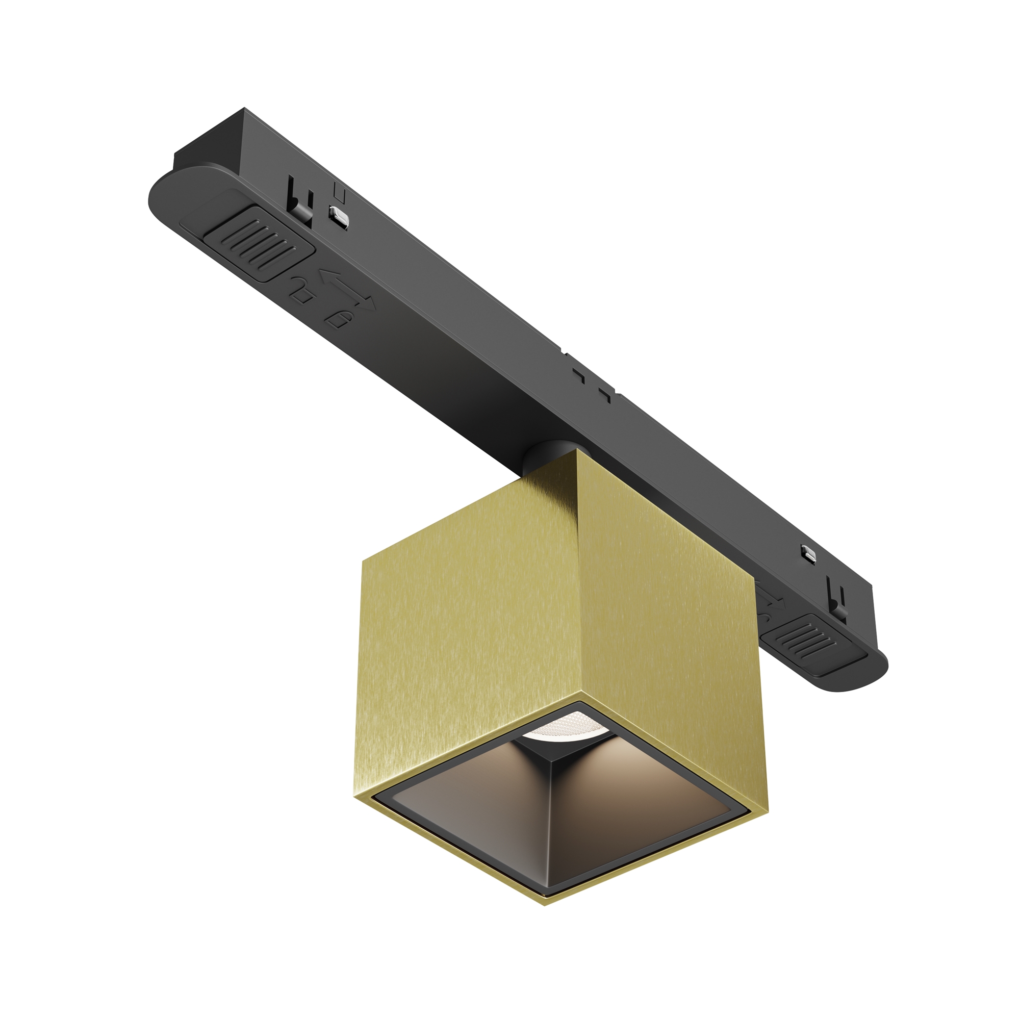 Трековый магнитный светодиодный светильник Maytoni Exility Alfa S TR133-2-7W4K-BS