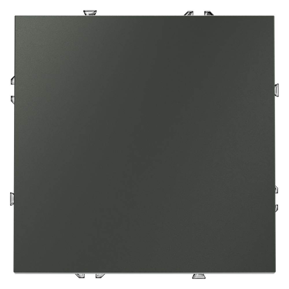 Выключатель с самовозвратом встраиваемый VOLTUM S70 одноклавишный (титан) VLS010606