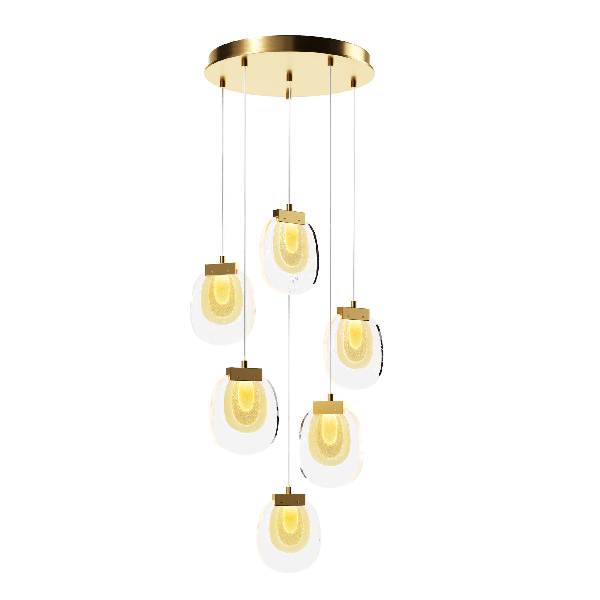 Люстра подвесная светодиодная Maytoni Biology MOD367PL-L18BBSK