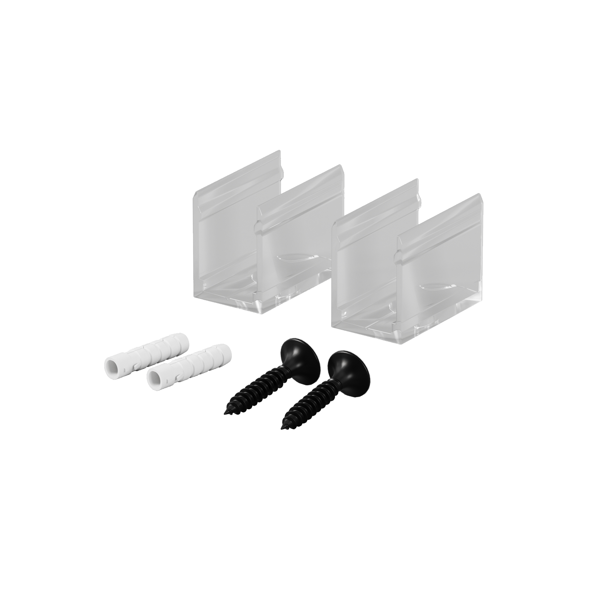 Клипсы для гибкого неона 17x12 мм 2 шт. Maytoni Изгиб поперек оптической оси 432007