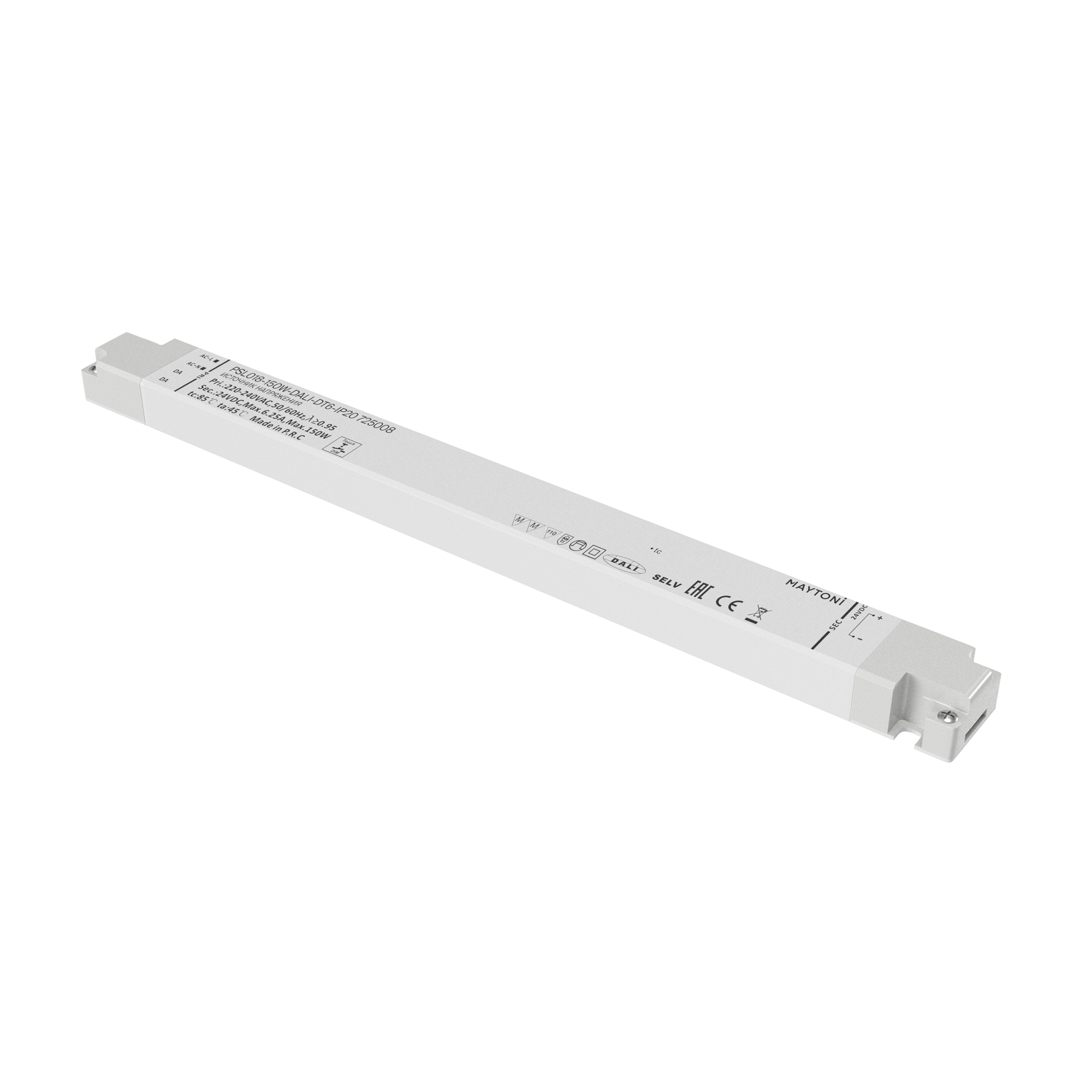 Блок питания DALI 150Вт 24В IP20 Maytoni Lighting control 725008