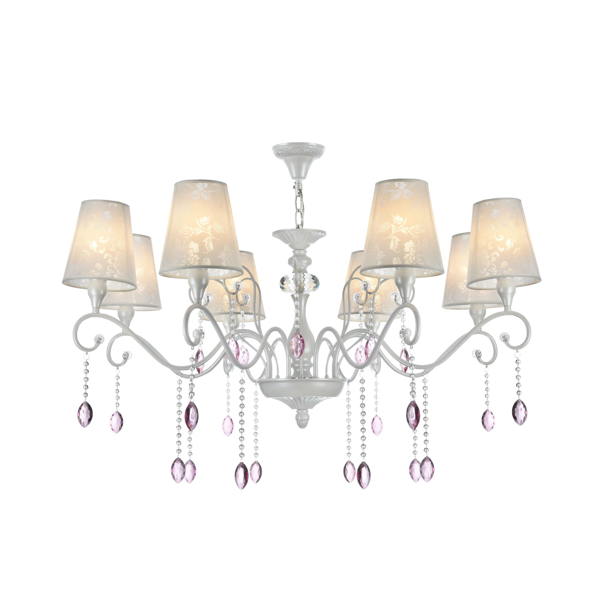 Люстра подвесная Freya Adelaide FR2306-PL-08-W