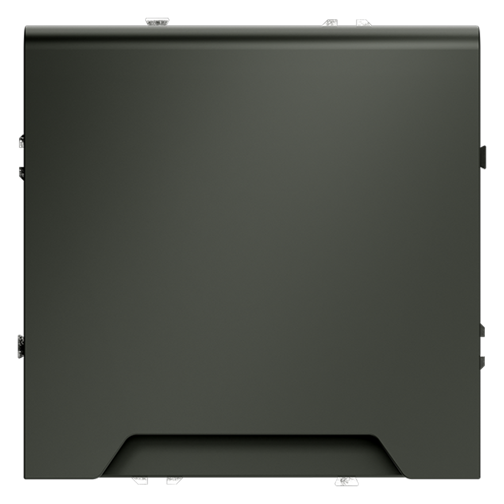 Розетка встраиваемая VOLTUM S70 с заземлением, защитными шторками и крышкой (титан) VLS040306