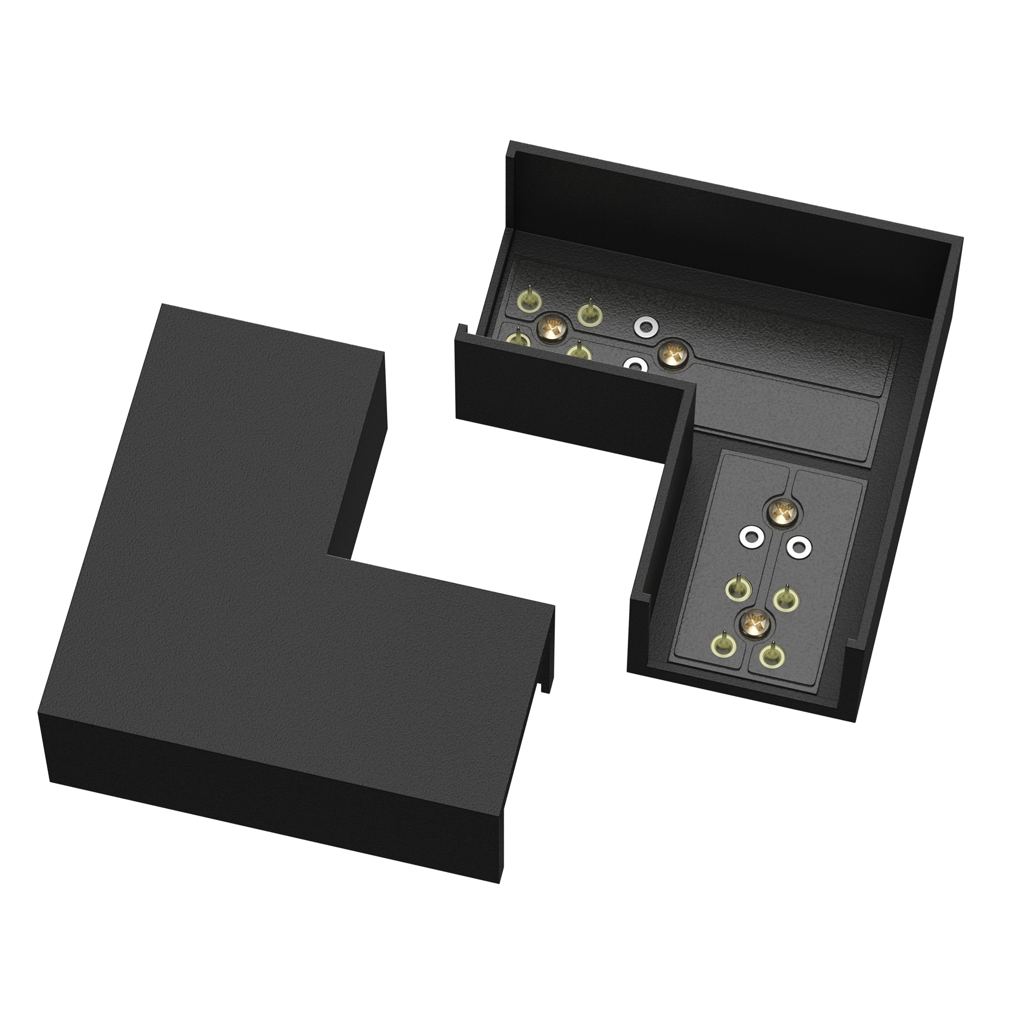 Коннектор питания угловой Maytoni Elasity TRA160CL-11B