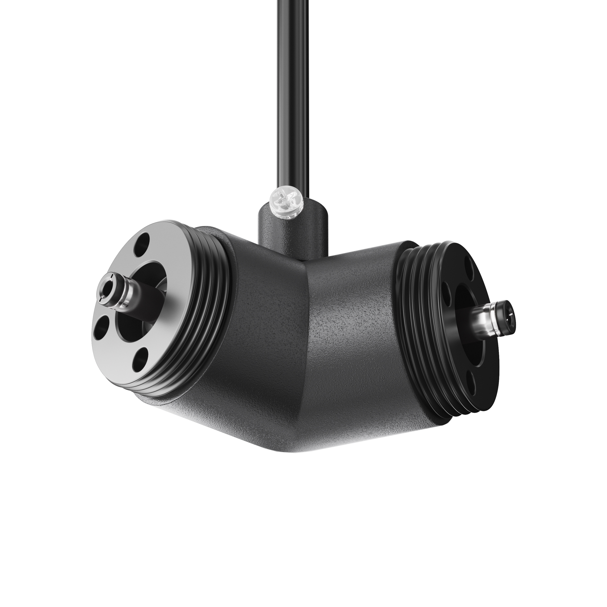 Угловой коннектор 120° для системы с вводом питания Maytoni Shelf CA018LWC-P-B