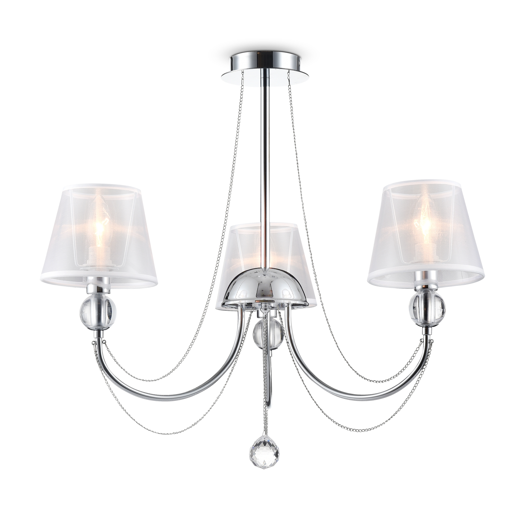 Люстра на штанге Freya Beverly FR5661-PL-03-CH