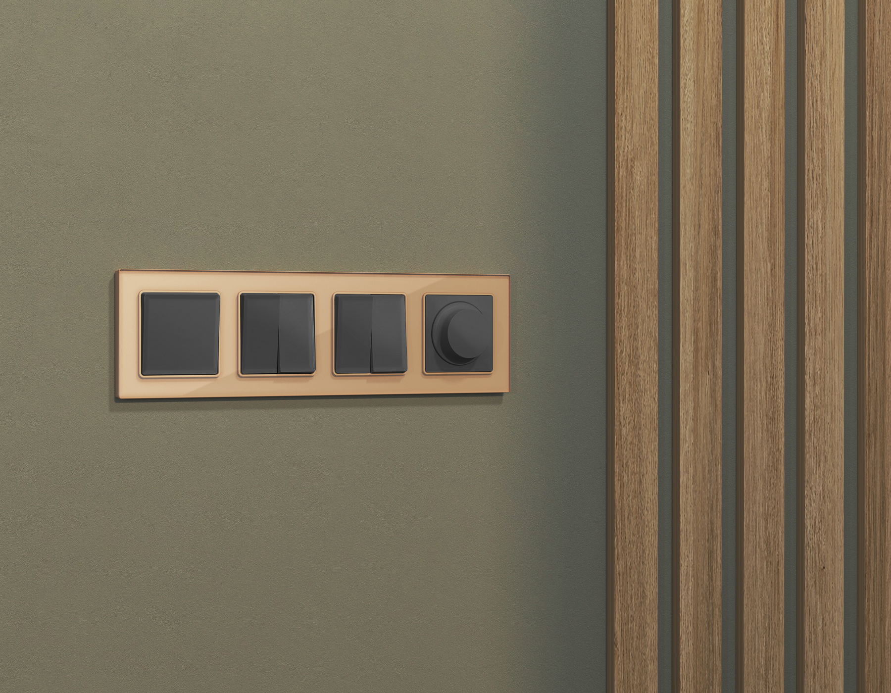 Комплект механизма 2-клавишного перекрестного выключателя 10A-250V Ambrella Volt Alfa MA903030