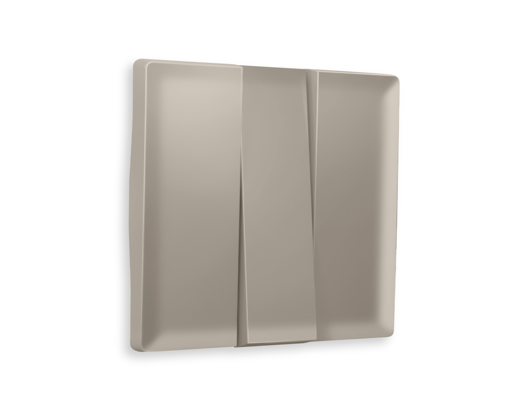 Лицевая панель для 3-клавишных выключателей QUANT Ambrella Volt ALFA AP3650