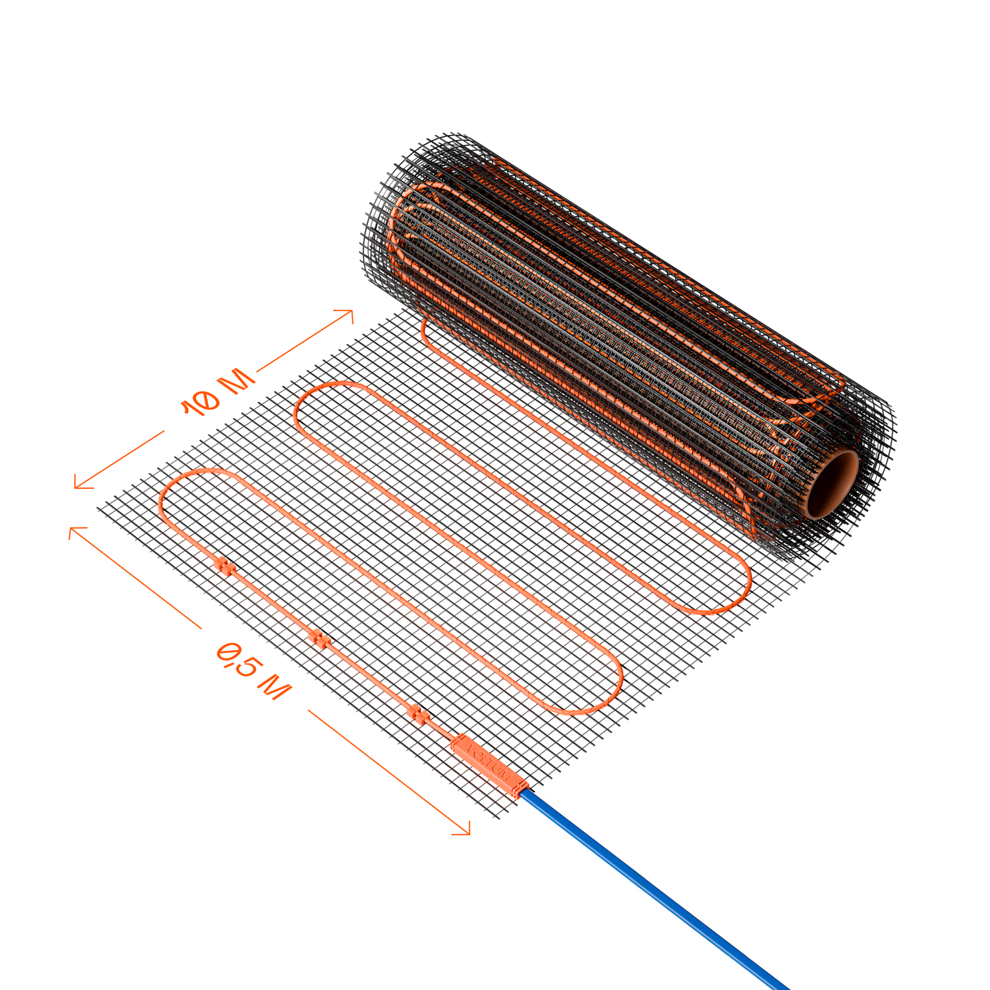 Нагревательный элемент теплого пола Voltum Т200 VLT01-200-5.0