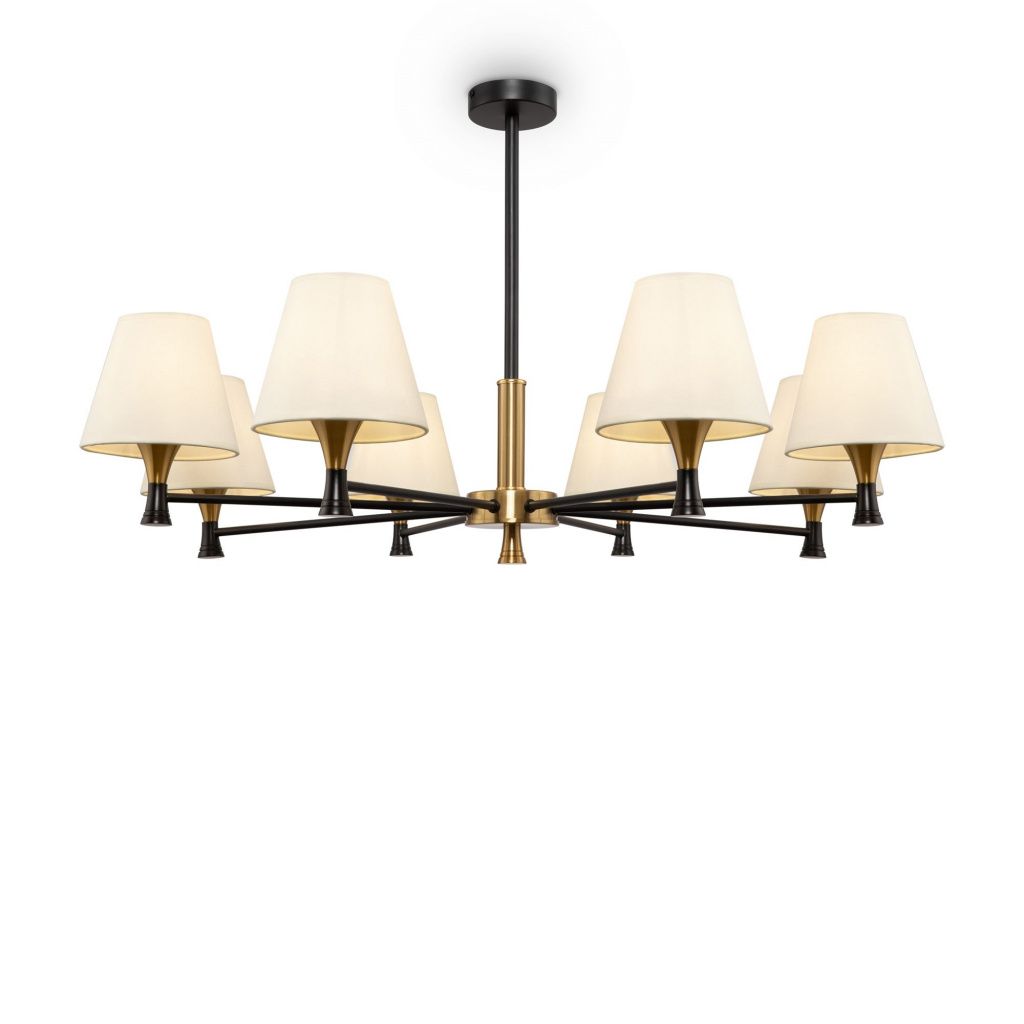 Люстра на штанге Freya Perfetto FR5098PL-08BBS