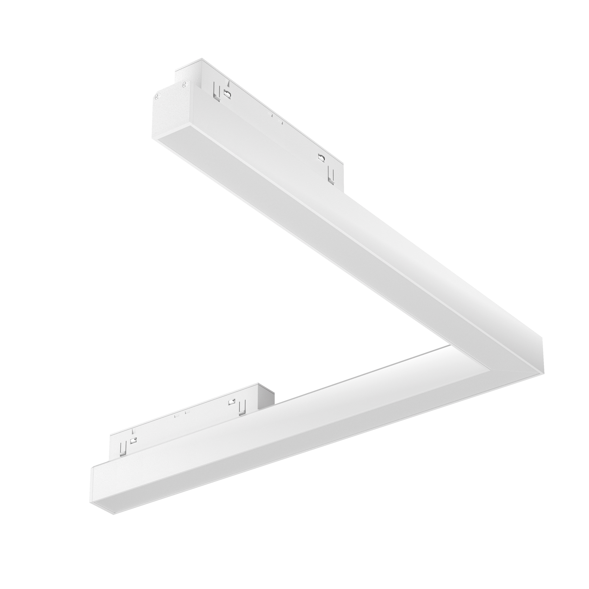 Трековый магнитный светодиодный светильник Maytoni Exility Basis Angle TR042-4-24W3K-WW-DS-W