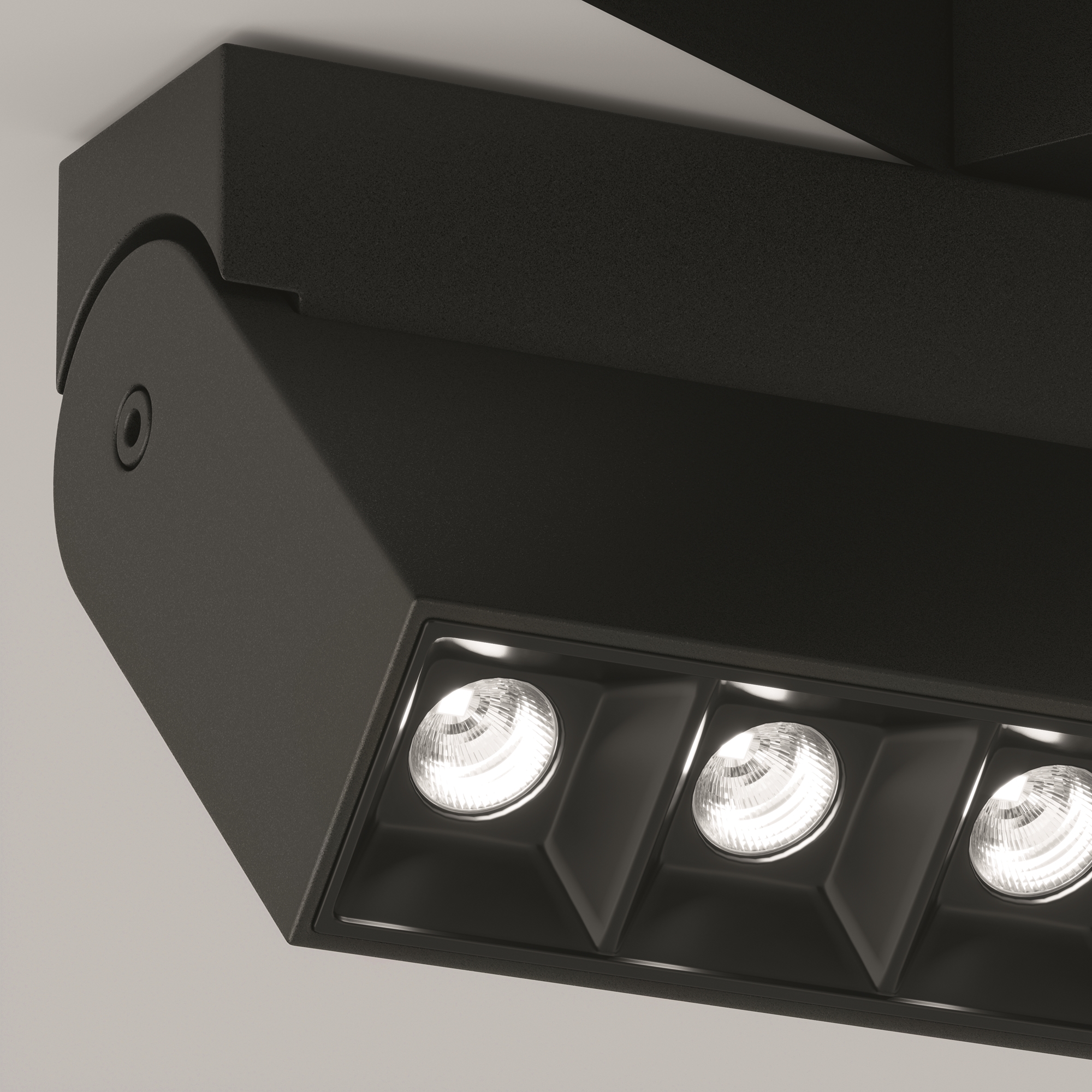 Трековый магнитный однофазный светодиодный светильник Maytoni Points Rot Gravity TR077-2-20W4K-B