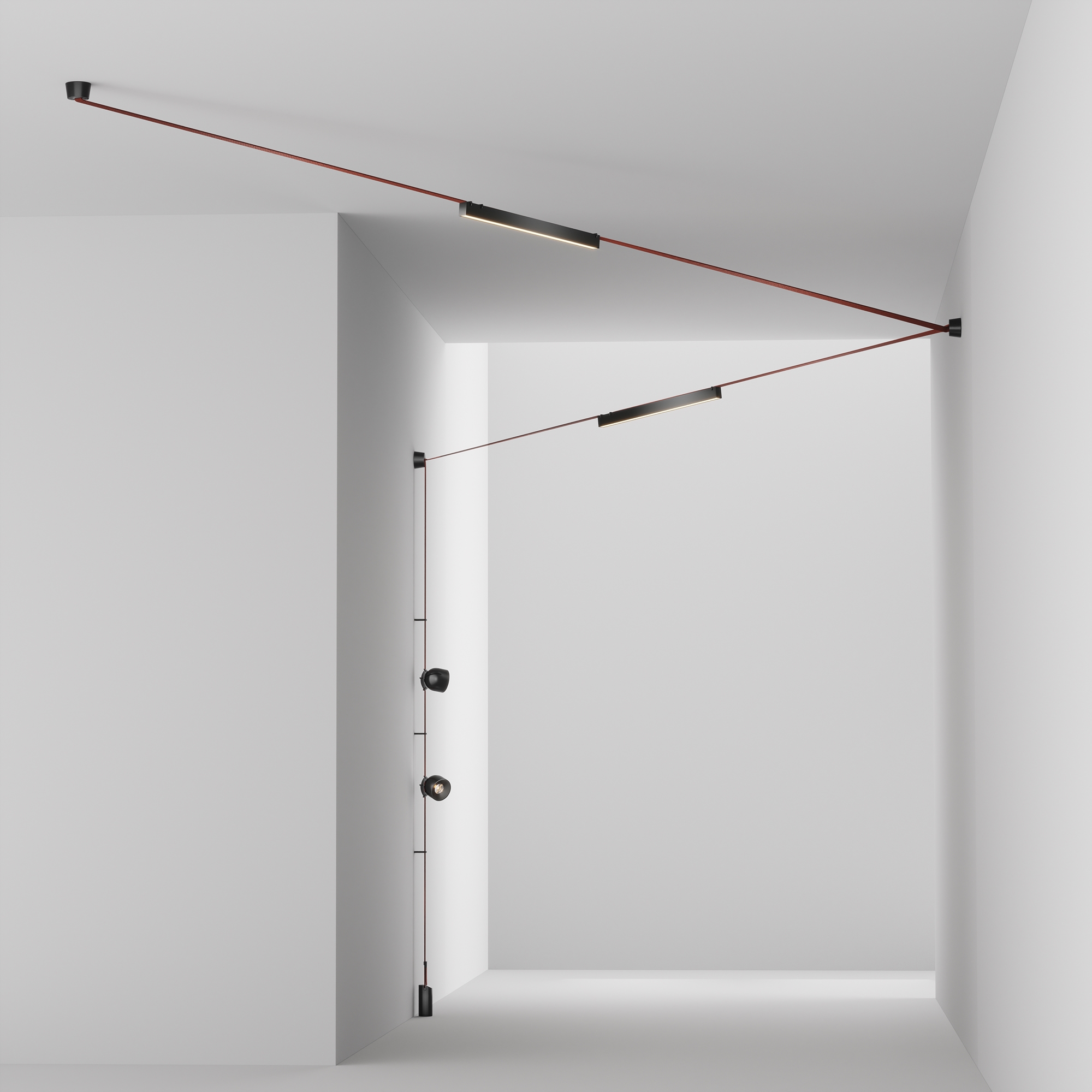 Комплект текстильной подвесной системы Maytoni Parity TFC-Par-CW03-R