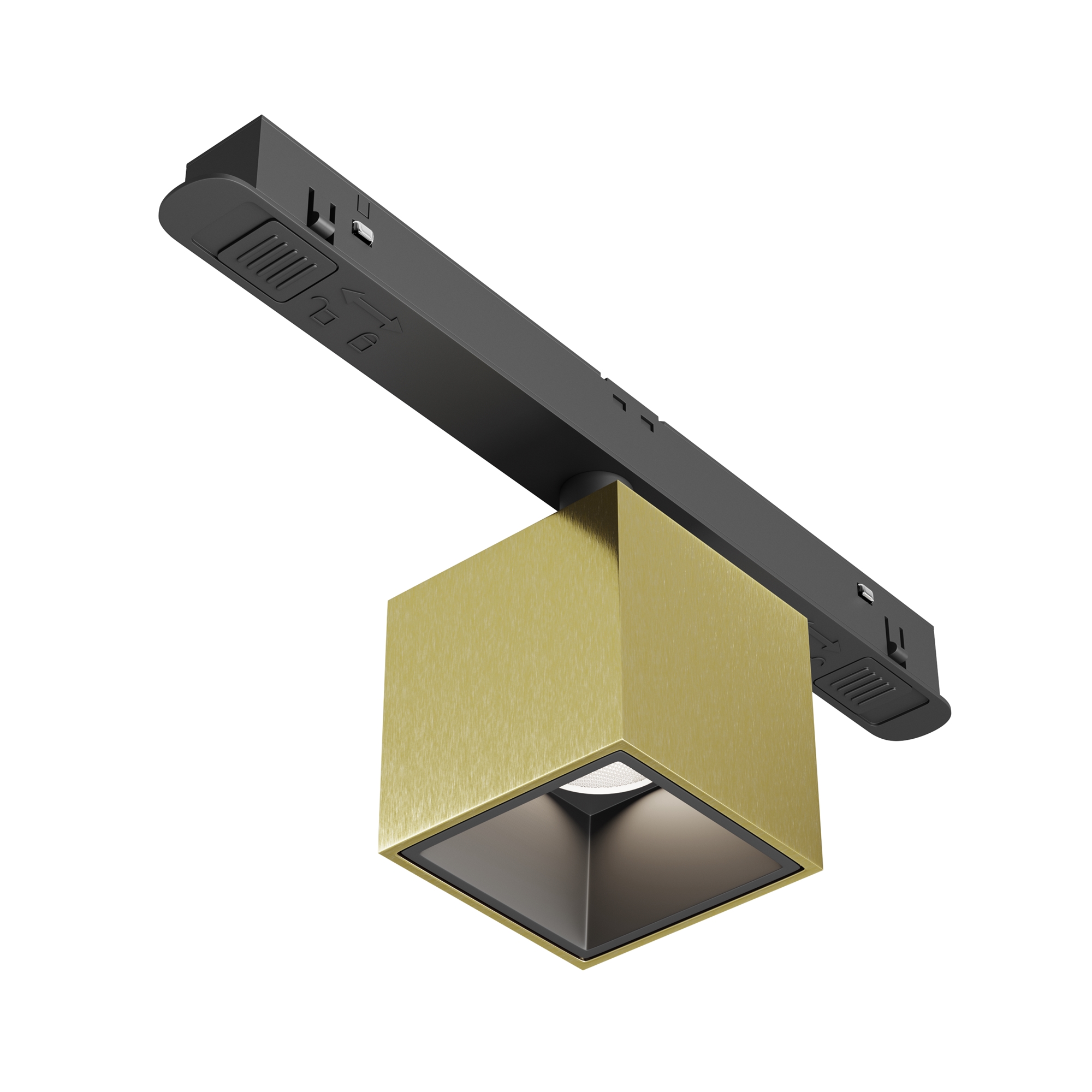 Трековый магнитный светодиодный светильник Maytoni Exility Alfa S TR133-4-7W-DS-BS