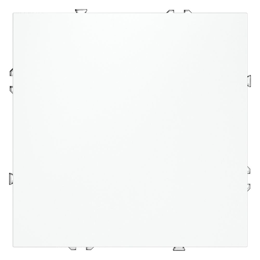 Заглушка VOLTUM S70 с суппортом, (белый матовый) VLS080102