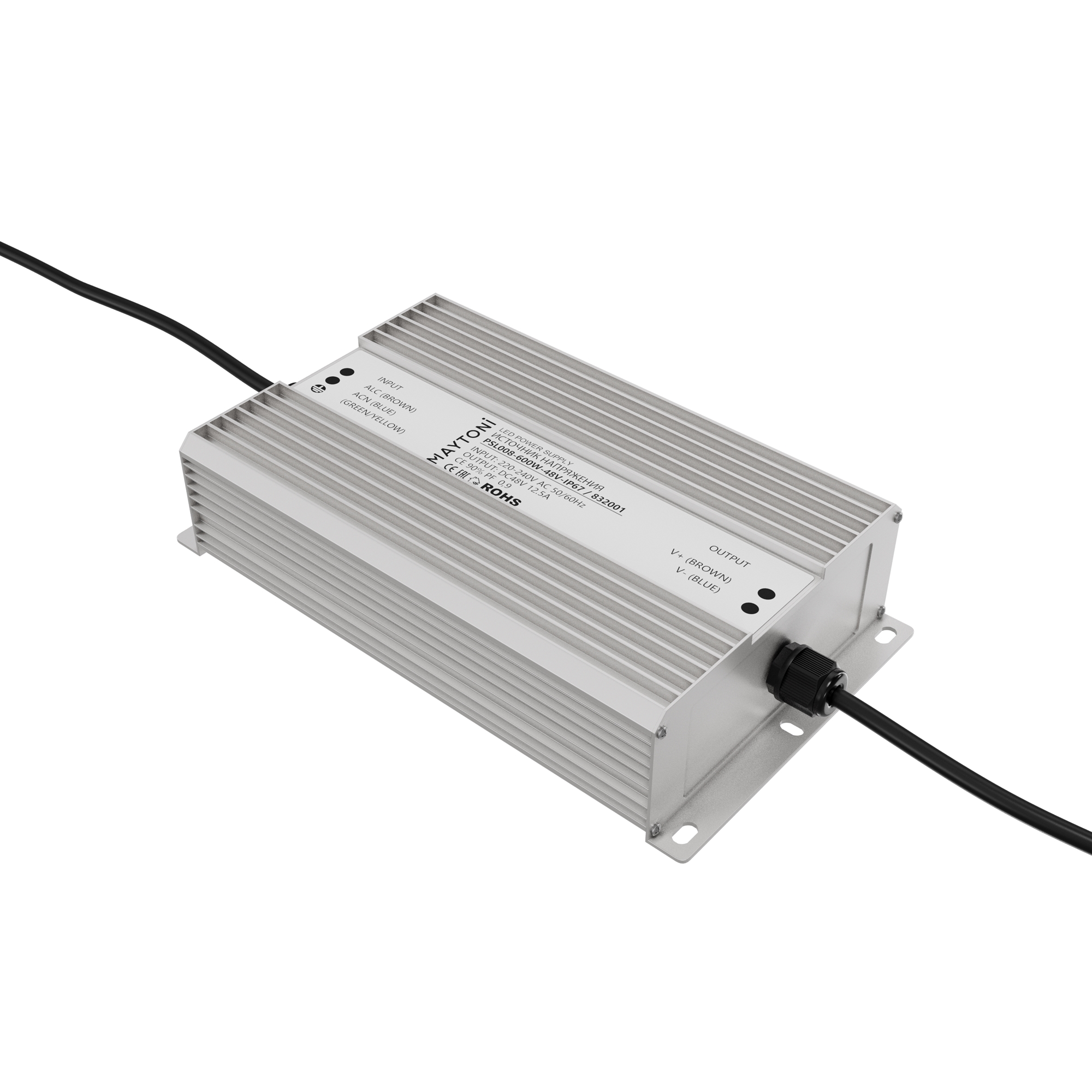 Блок питания 48В 600Вт IP67 Maytoni 832001