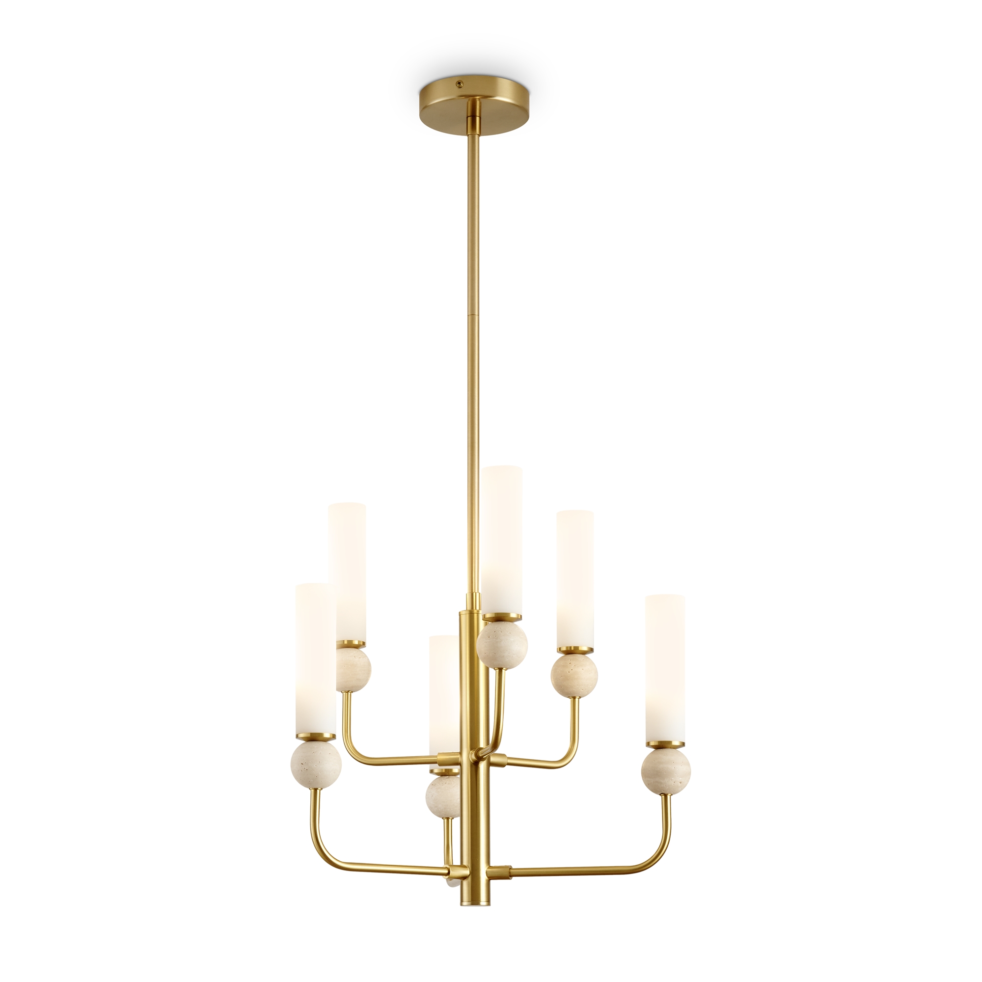 Люстра на штанге Freya Sunspot FR5482CL-06BS1