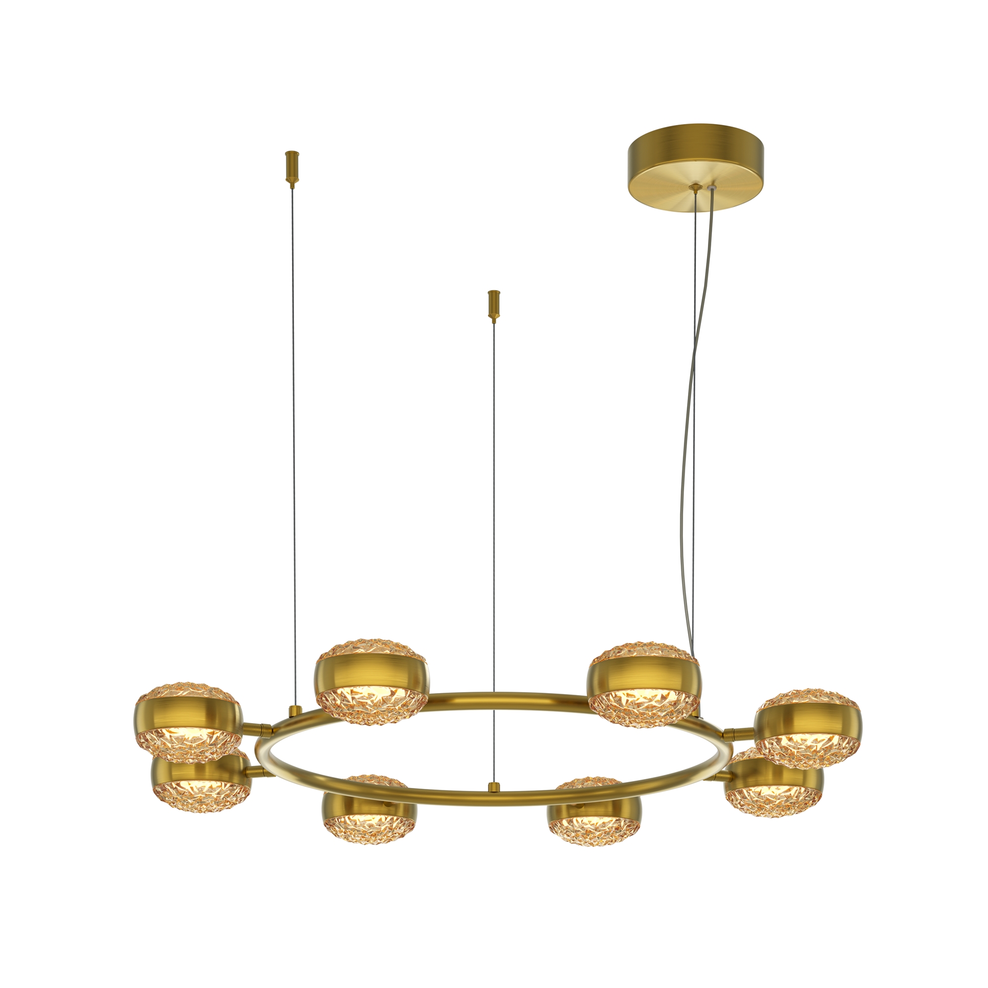 Люстра подвесная светодиодная Maytoni Mind MOD299PL-L80BS3K