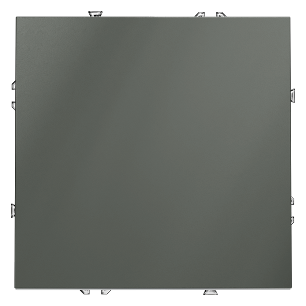 Выключатель встраиваемый VOLTUM S70 одноклавишный (титан) VLS010106