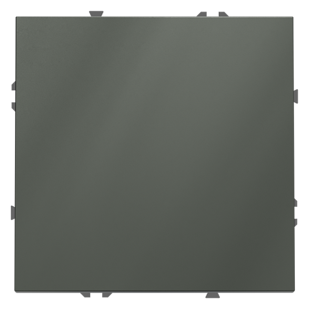 Проходной переключатель встраиваемый VOLTUM S70 одноклавишный (титан) VLS010306