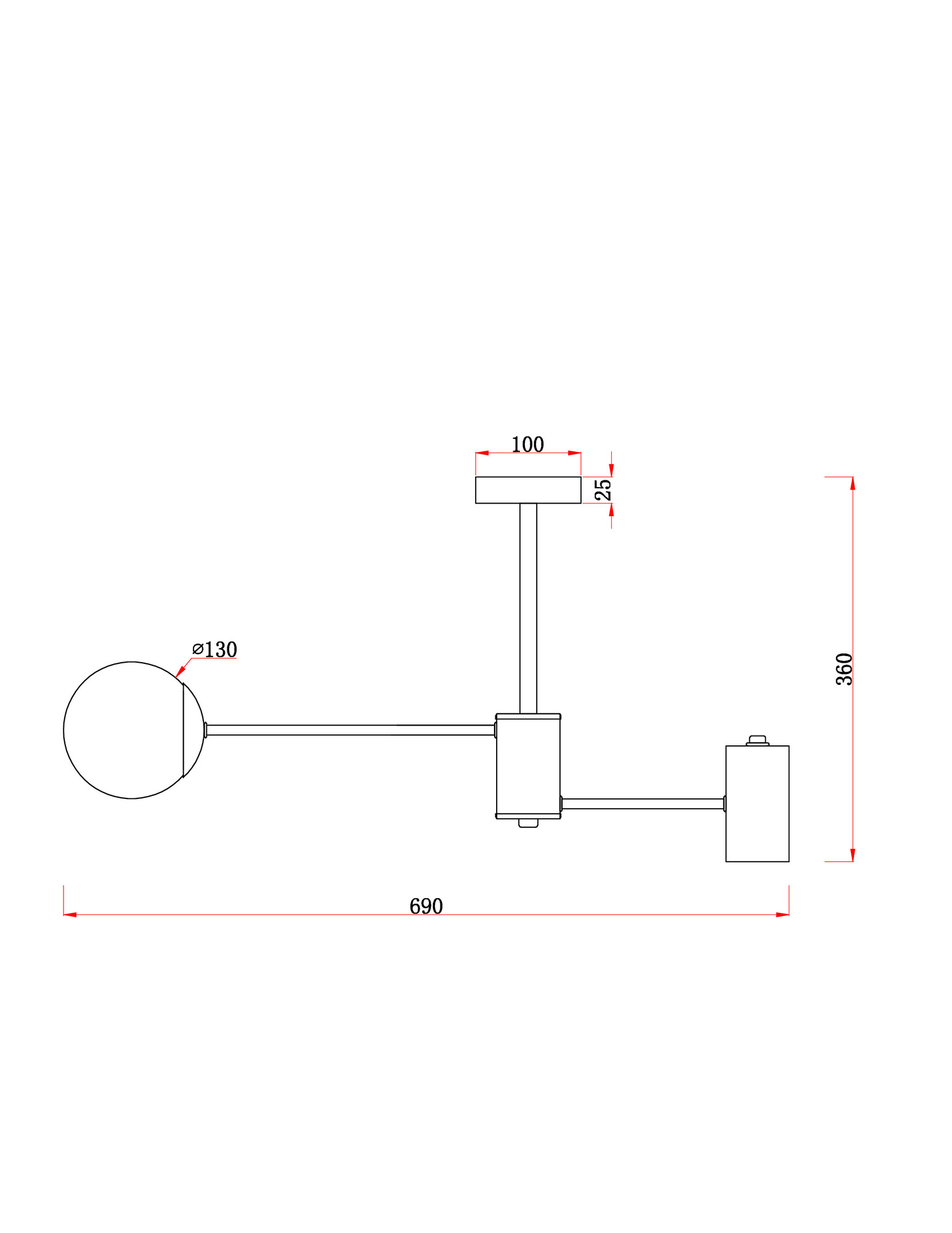 Светильник потолочный Freya Starshine FR5325CL-03BS
