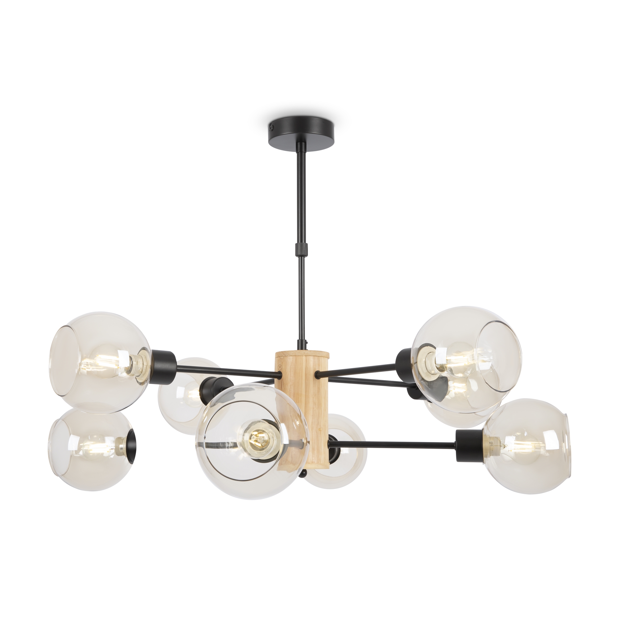 Люстра на штанге Freya Marvin FR5055PL-08B