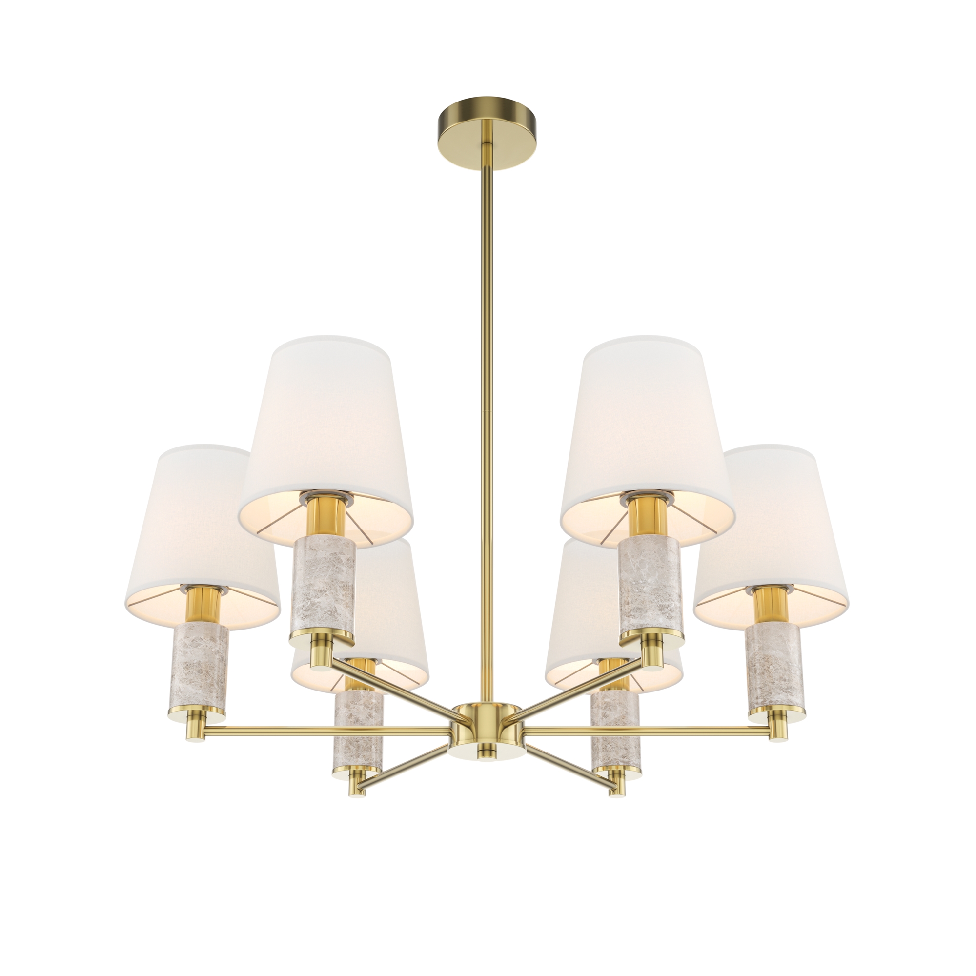 Люстра на штанге Maytoni Lira MOD483PL-06BS