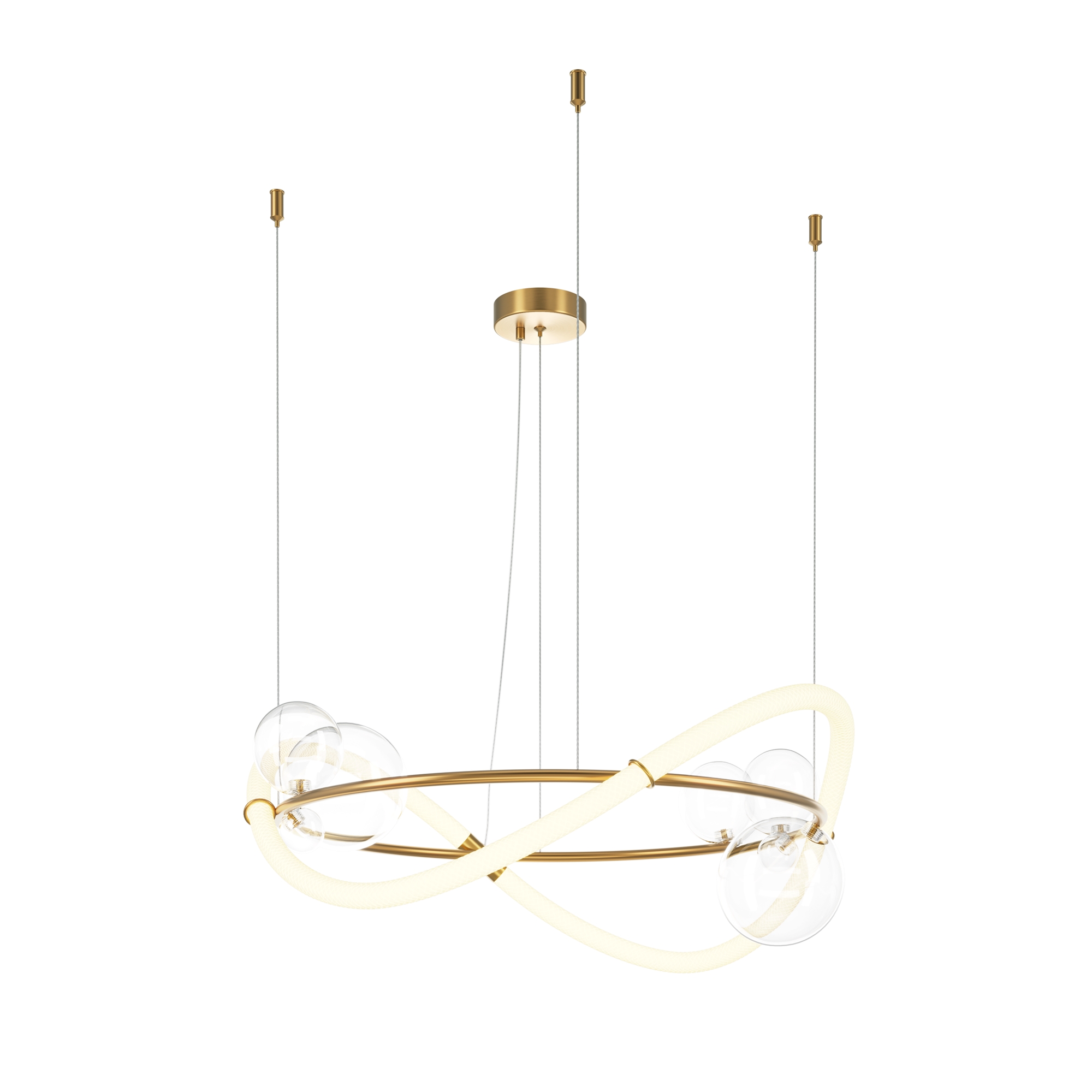 Люстра подвесная светодиодная Maytoni Oasis MOD289PL-L44BS3K